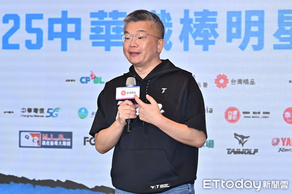 ▲▼中華職棒明星對抗賽宣告記者會，中職會長蔡其昌。（圖／記者李毓康攝）