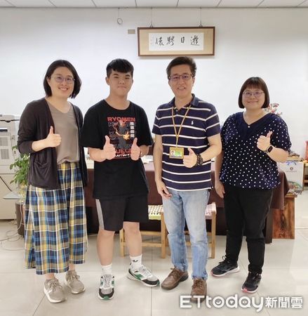 ▲翼友福在人生低谷時，六龜高中老師們替他爭取資源、啟發興趣。（圖／記者許宥孺翻攝）