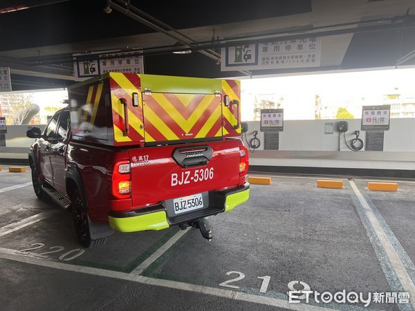 ▲誠品生活台南商場開幕前夕，消防局結合業者執行自衛消防演練，驗證初期應變機制。（圖／記者林東良翻攝，下同）