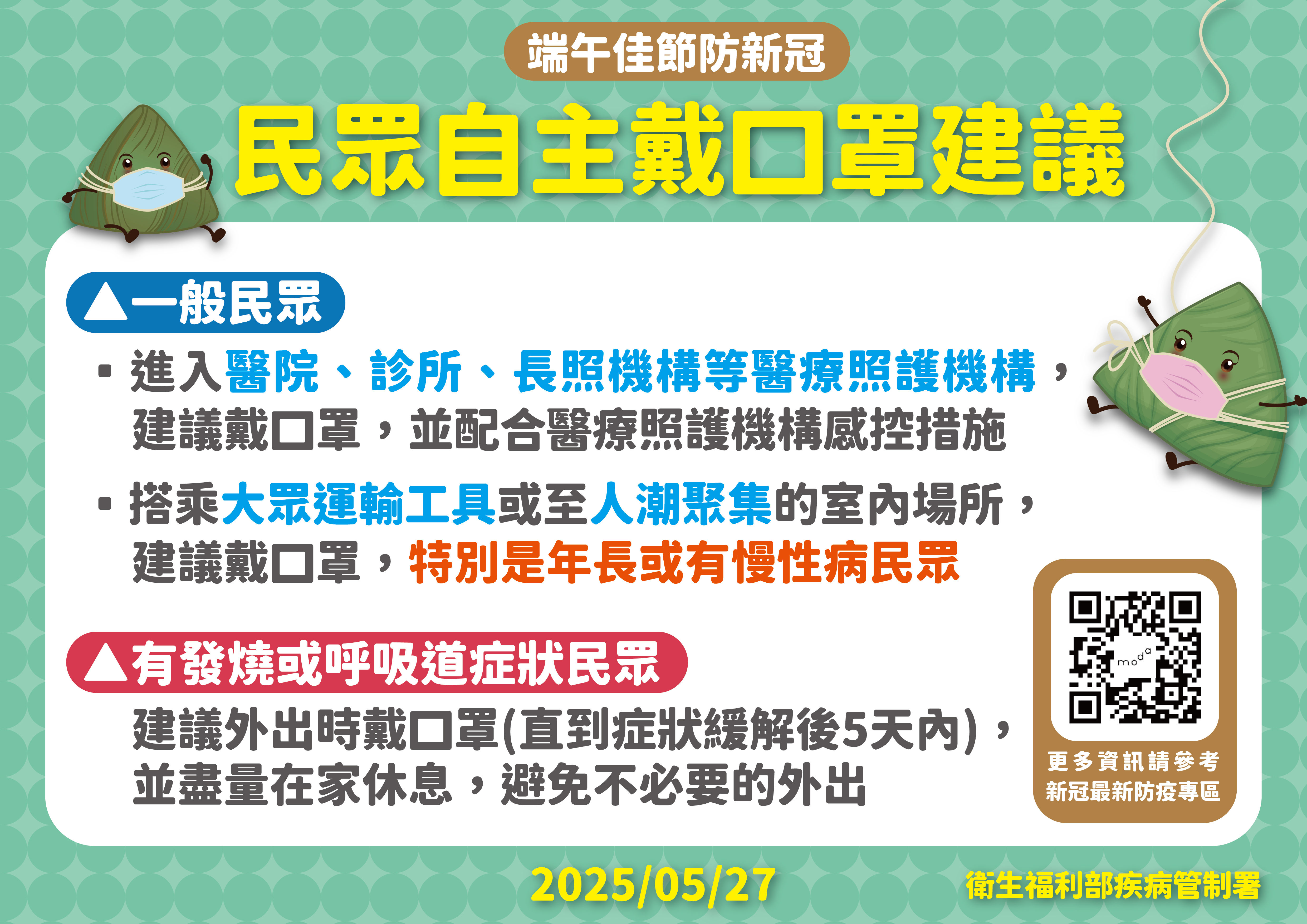 ▲▼端午節新冠防疫衛教。（圖／疾管署提供）