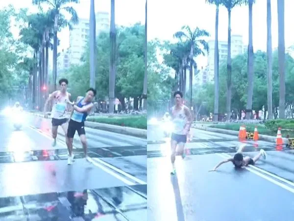 ▲▼世壯運半馬奪金被抹黑、造謠　日選手摔倒原因曝光大逆轉。（圖／翻攝2025雙北世界壯年運動會YouTube ）