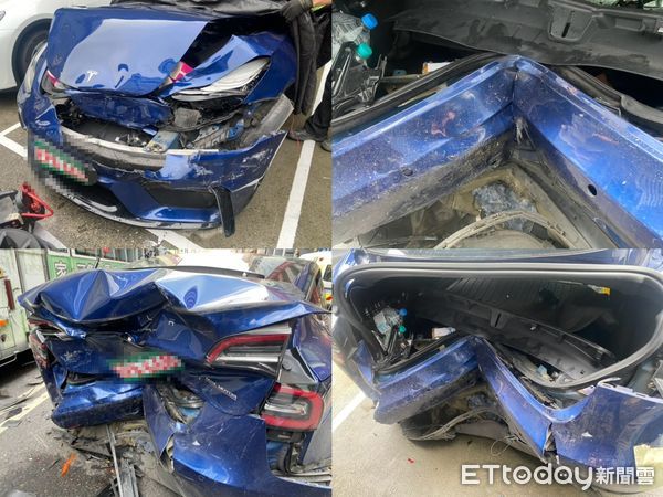 ▲▼ 重慶南路特斯拉            。（圖／李先生提供）