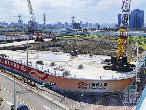 輝達台灣總部預計落腳新光人壽標下的北士科土地（圖），周邊房地產價格水漲船高。