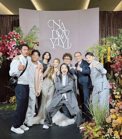 ▲▼阿Ken罕見發長文，祝福納豆與依依婚禮。（圖／翻攝自臉書）