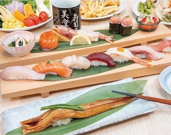 ▲▲美登利台中店改吃到飽。（圖／取自日本美登利壽司台灣臉書）。