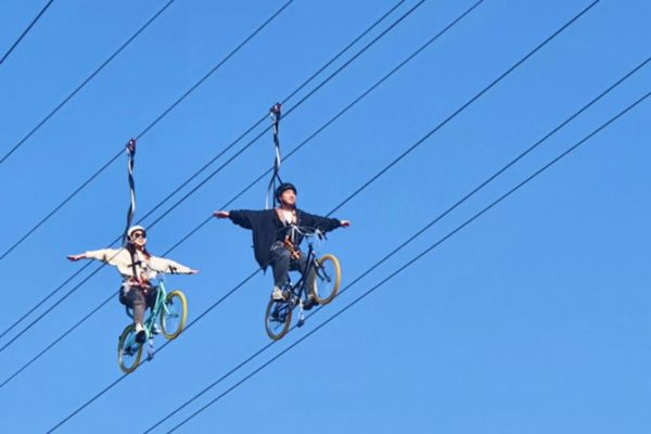 ▲▼海上空中腳踏車。（圖／KKday提供）