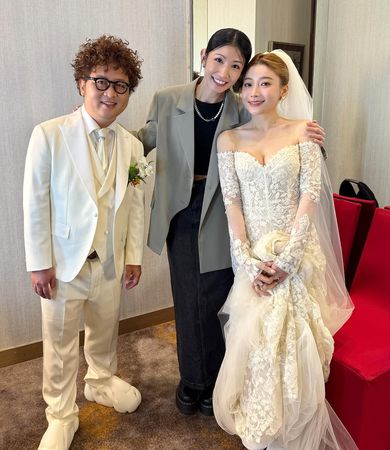 ▲李千娜提前離開納豆婚禮。（圖／翻攝自李千娜IG）