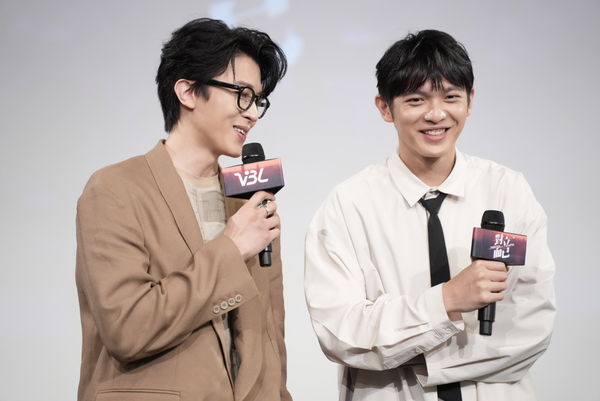 ▲葛兆恩、紀成澔、夏和熙、馬修、林輝瑝出席《對立而已》結局分享會。（圖／三立提供）