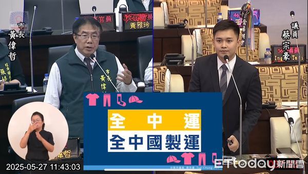 ▲蔡宗豪在市政總質詢中火力全開，針對財劃法預算、交通建設與婦幼政策逐一點名。（圖／記者林東良翻攝，下同）