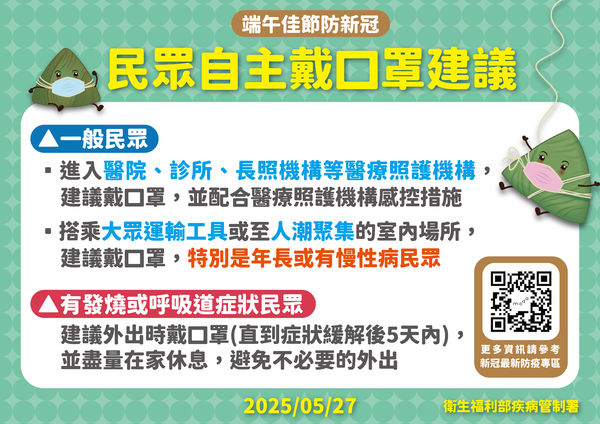 ▲▼端午節新冠防疫衛教。（圖／疾管署提供）
