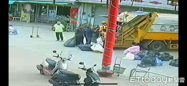 ▲▼攻擊清潔隊員             。（圖／記者游瓊華翻攝）