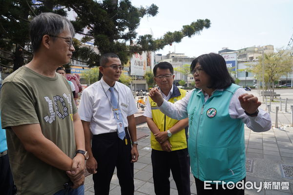 ▲▼   王美惠會勘爭取一次到位 嘉義車站增設出口、便民設施及防護  。（圖／立委王美惠服務處提供）