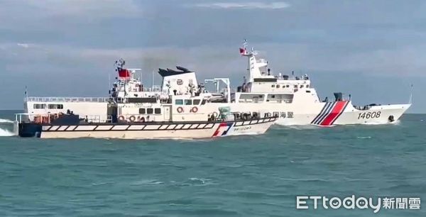 ▲▼中國海警「灰色侵擾」金門　海巡署4船出動逼退。（圖／記者林名揚翻攝）
