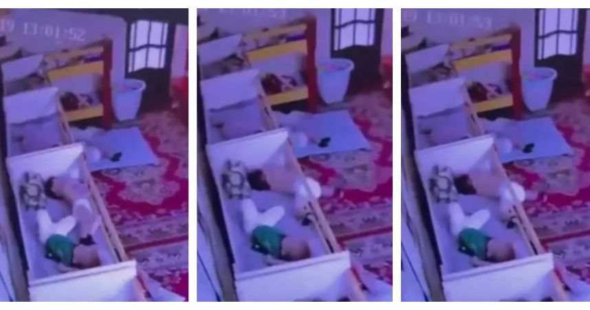 幼兒園午睡無人看護！　2歲童一翻身「頭卡床圍」吊掛30分鐘喪命