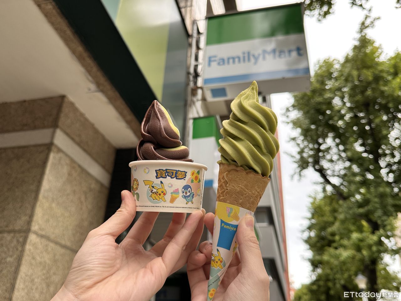 全家新推「寶可夢奇異果霜淇淋」！滿額送周邊　杯子、飯糰換新裝