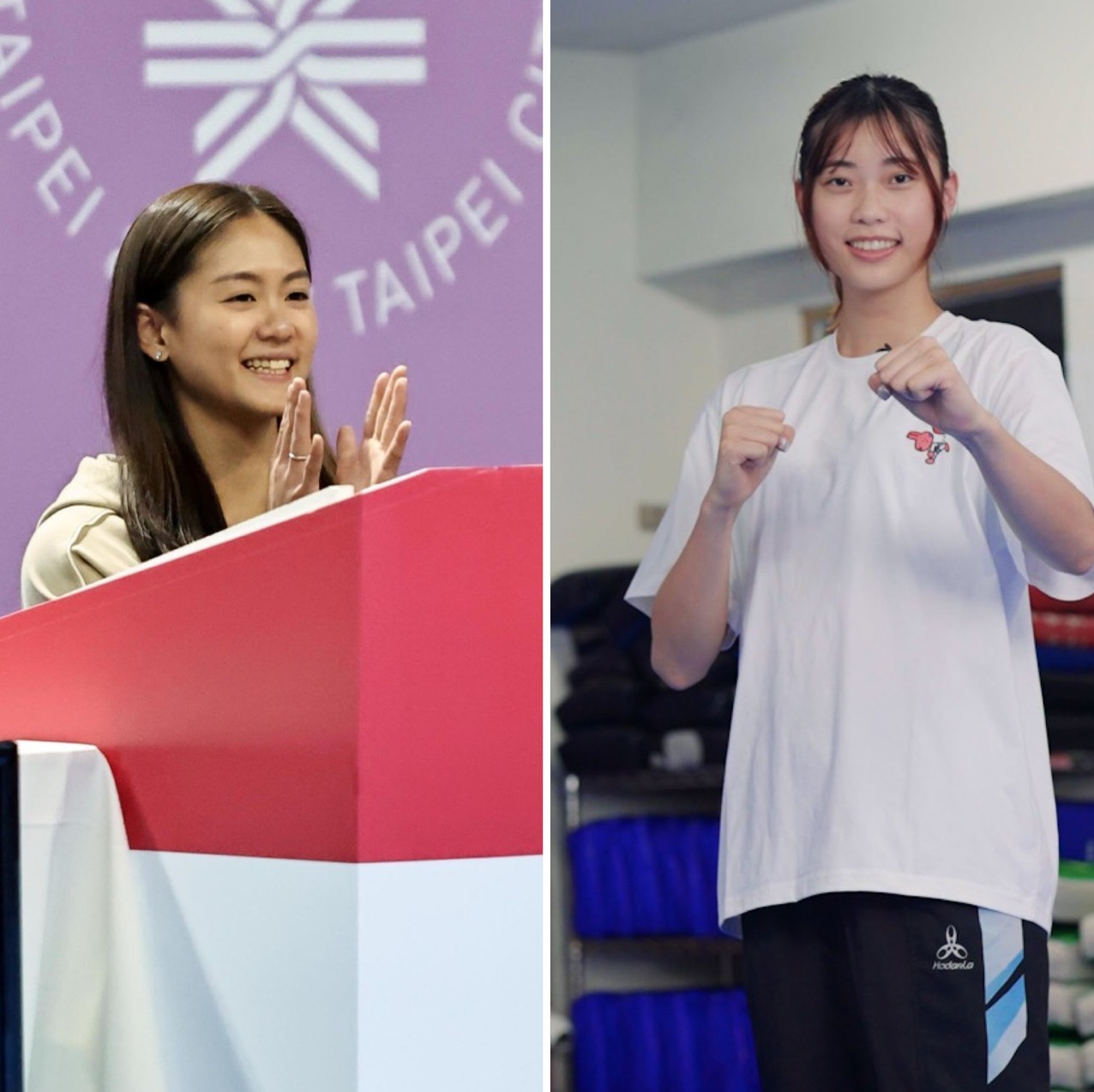 ▲▼國民女友羅嘉翎、「空手道小清新」文姿云本屆世壯運化身教練，執教恩師 。（圖／2025雙北世壯運執委會提供）