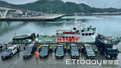 端午維安總動員!海巡「異地同步」掃蕩 7艇45車鎖北台海域