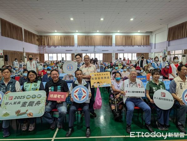 ▲▼台電高雄區處端午送暖250長輩！　91歲嬤學畫繪出最美龍舟。（圖／記者賴文萱翻攝）
