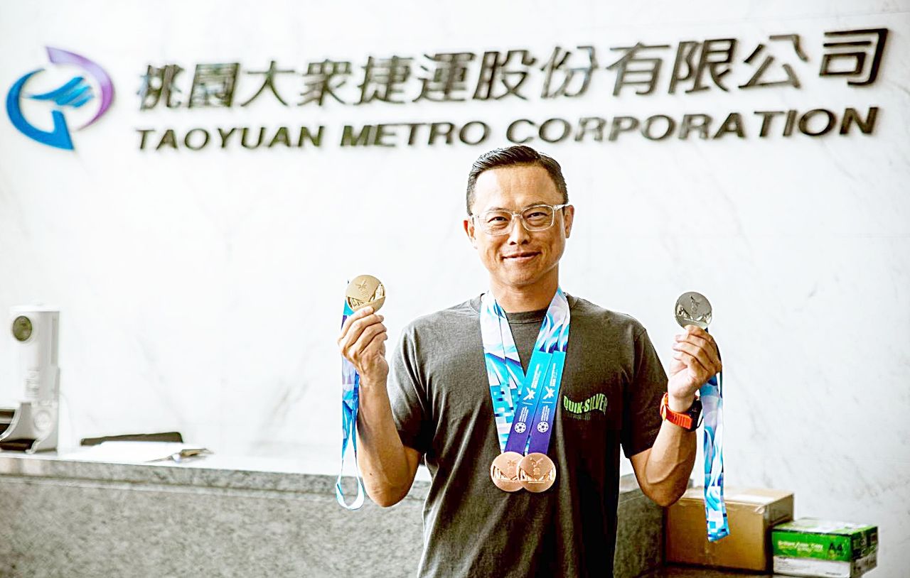 桃捷員工張俊傑運動無國界　世壯運勇奪1金1銀2銅佳績