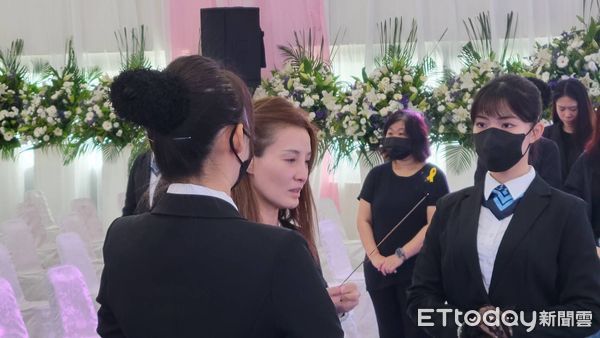 ▲楊煥喻今天舉行告別式。（圖／記者葉文正攝）