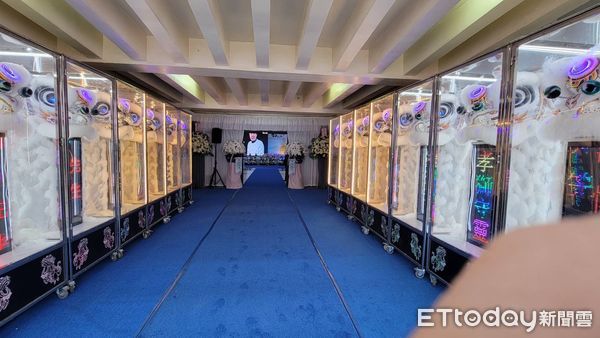 ▲楊煥喻今天舉行告別式。（圖／記者葉文正攝）