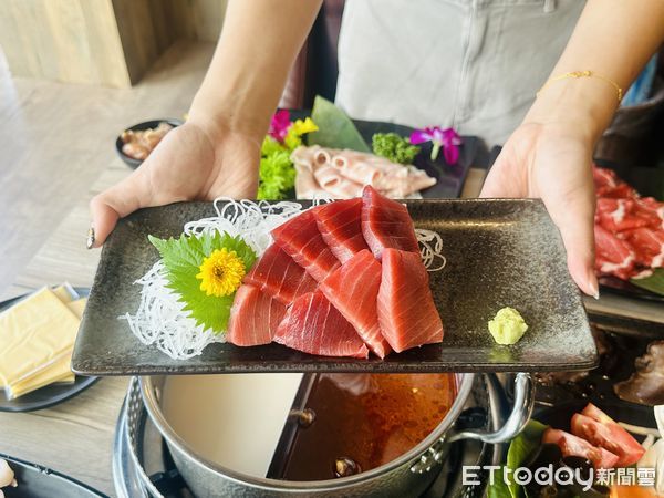 ▲馬辣集團旗下「涮樂和牛鍋物」羅東店6月推出「黑鮪魚感恩祭」。（圖／馬辣提供）