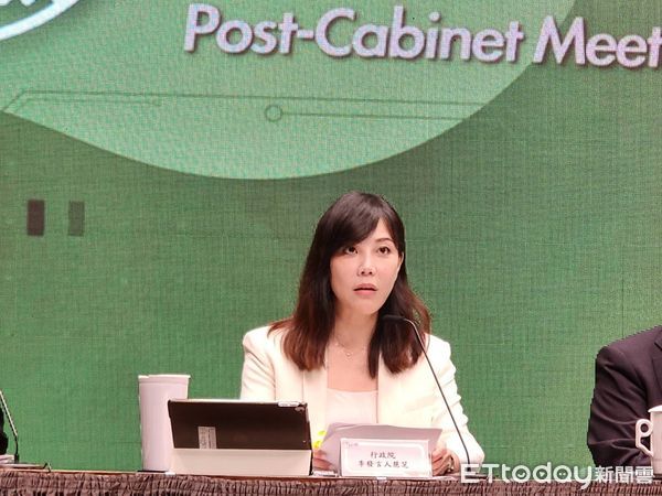 ▲▼發言人李慧芝出席行政院記者會。（圖／記者陳家祥攝）