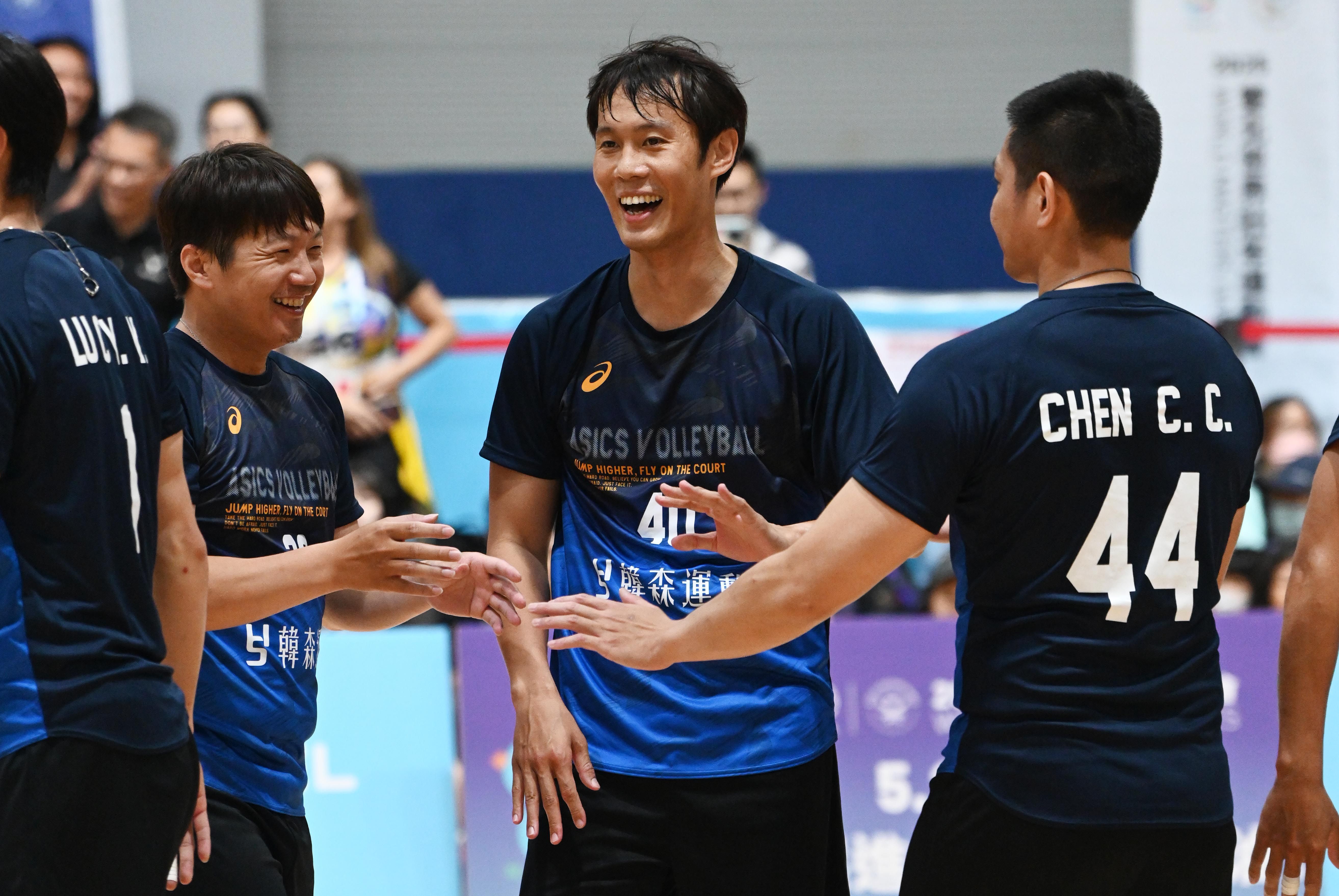 ▲▼世壯運排球，陳建禎、王明浚。（圖／2025雙北世壯運執委會提供）