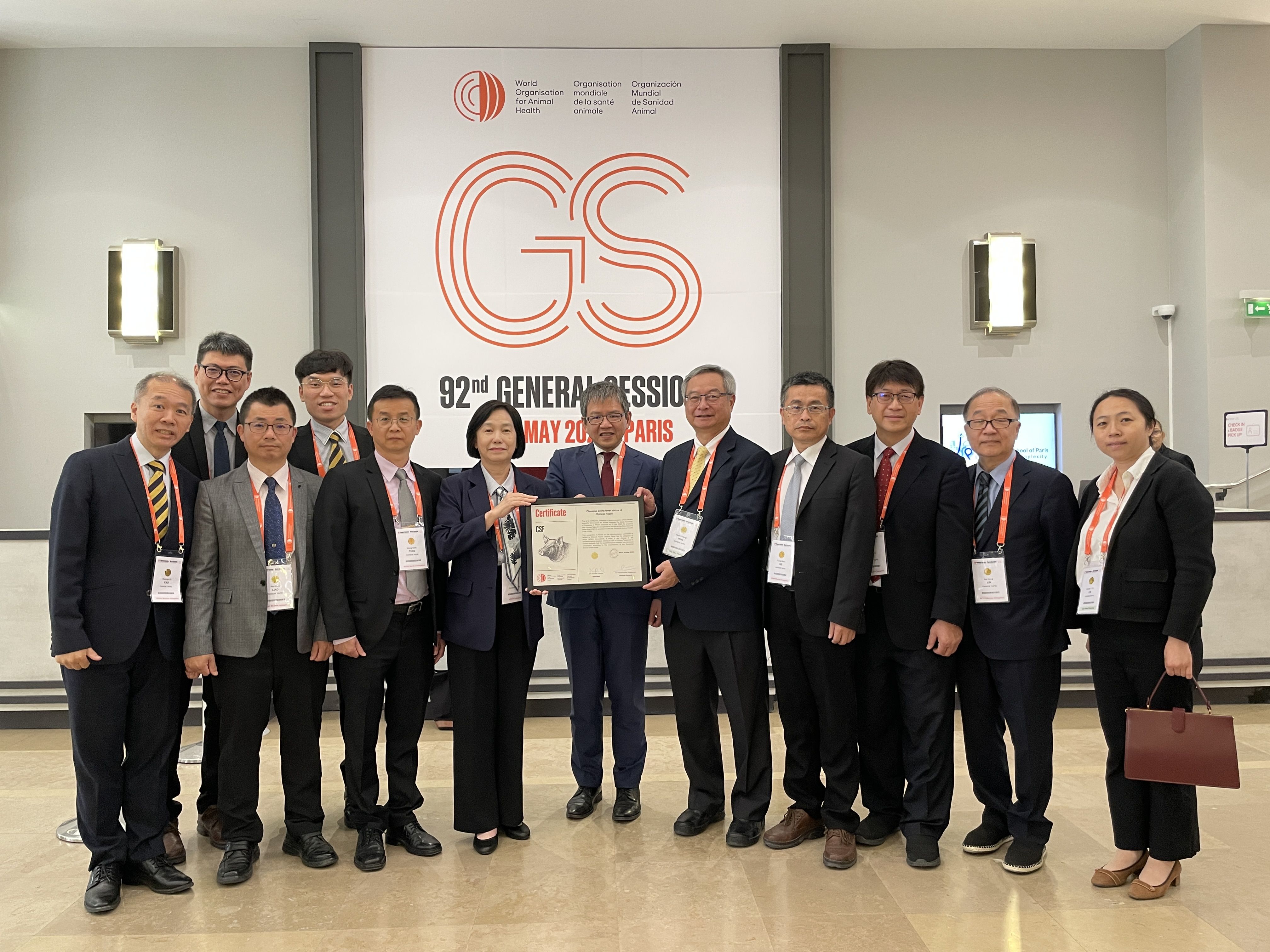 ▲▼       我國獲世界動物衛生組織（WOAH）認定為豬瘟非疫國，成為亞洲唯一豬瘟、口蹄疫、非洲豬瘟三大豬病非疫國      。（圖／農業部）