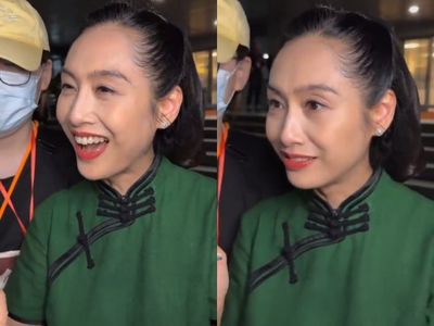53歲朱茵近距離直視美貌！　洩「真實髮際線」網驚嘆：歲月繞過誰