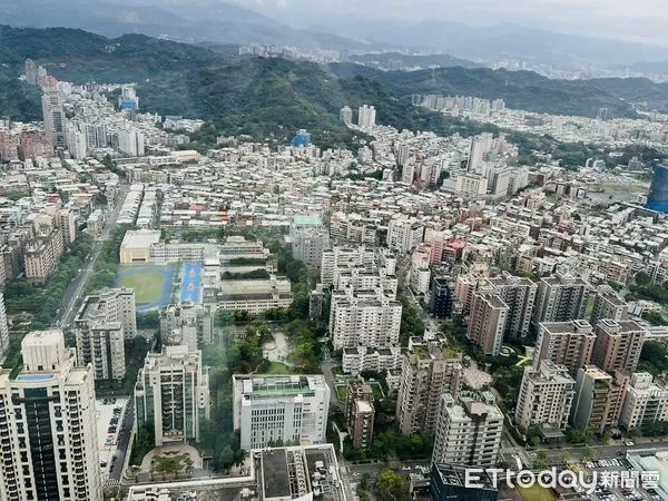 ▲▼台北市鳥瞰,台北鳥瞰。（圖／記者董美琪攝）