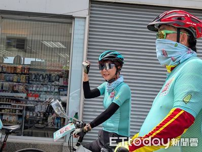 妃妃鐵馬隊出發！　三天騎遍台南37區民主接力從東山啟程