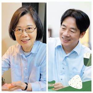 端午玩諧音梗！賴清德幸福「接粽而來」　小英「粽所皆知」澱粉控