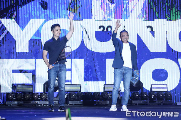 ▲世壯運閉幕，蔣萬安、侯友宜出場。（圖／記者林敬旻攝）