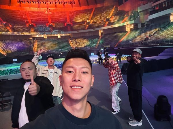 ▲▼瘦子連線大淵緊張喊「後面有車」笑翻萬人。（圖／翻攝自Instagram／mjfceo）