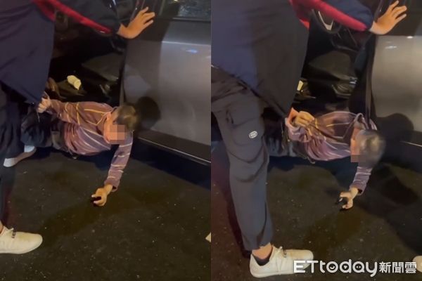 ▲▼Uber駕駛連撞13車，現場畫面曝光。（圖／Threads網友授權提供，請勿隨意翻拍以免侵權）