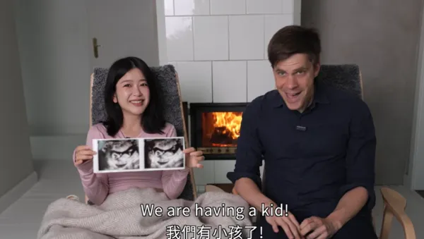 ▲YTR查理懷孕了。（圖／翻攝自YouTube／I`m Jonas）