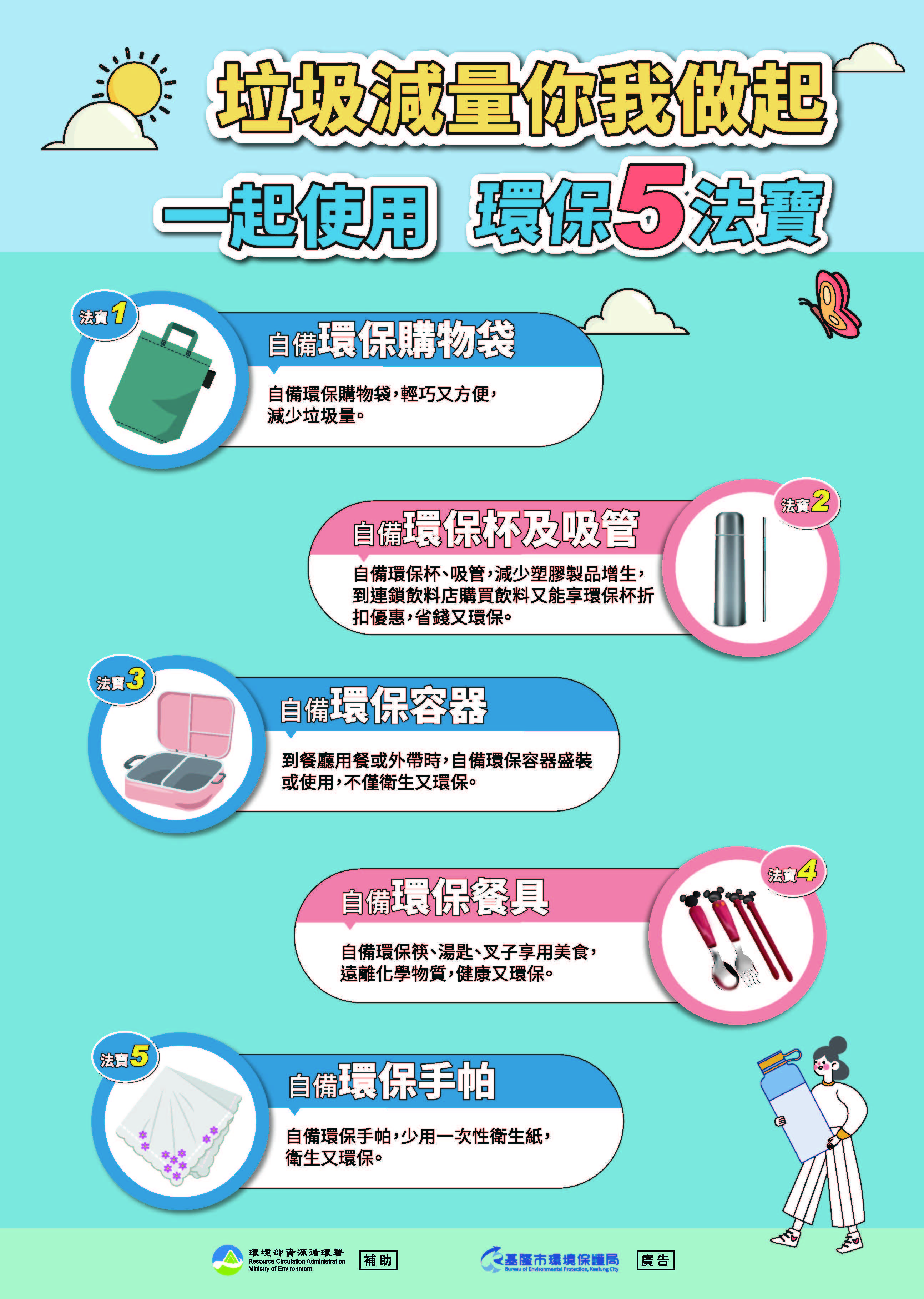 ▲基隆愛四路夜市減塑優惠開跑。（圖／基隆市環保局提供）