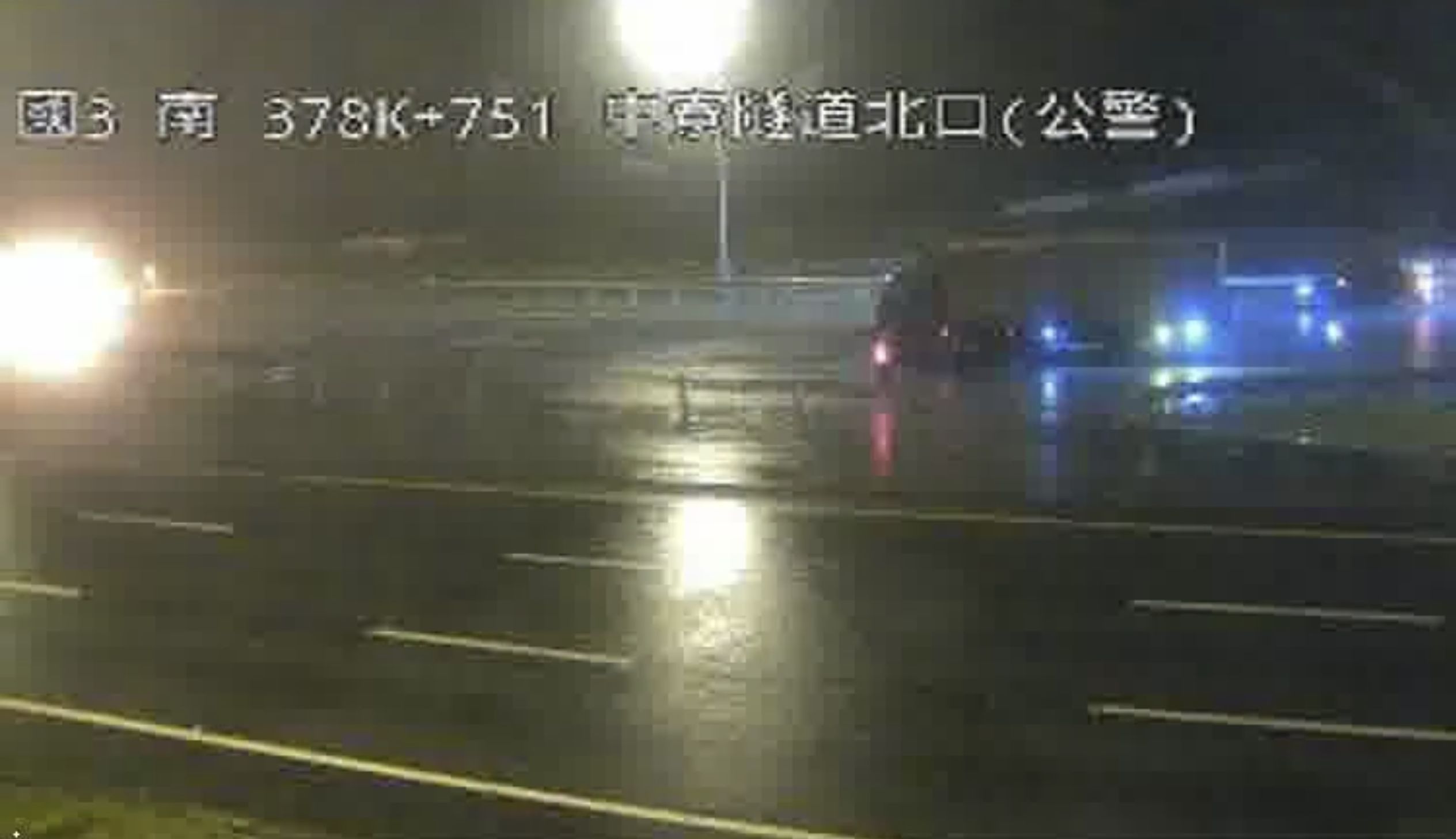 ▲▼國道3號發生自撞車禍。（圖／翻攝高速公路資訊網）