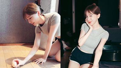 王心凌居家真理褲「跪地立蛋」美腿認證！　1部位異常引擔憂