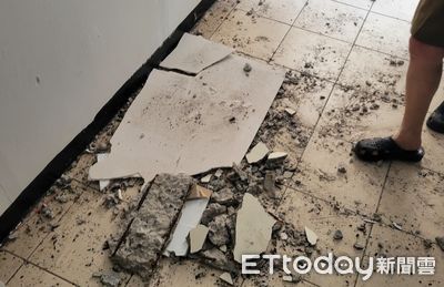 新莊海砂屋天花板崩塌！小兄妹遭砸傷送醫　社區都更卡關居民憂