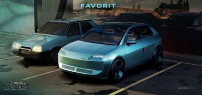 Skoda「5門掀背電動概念車Favorit」亮相!向1987年品牌經典致敬