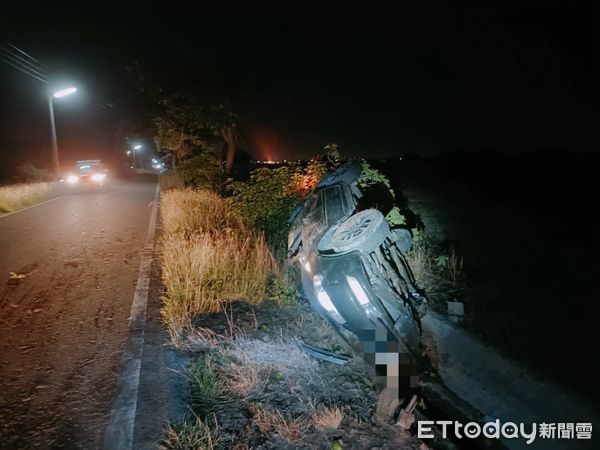 ▲▼             端午節深夜，嘉義166線發生死亡車禍。（圖／記者翁伊森翻攝，下同）