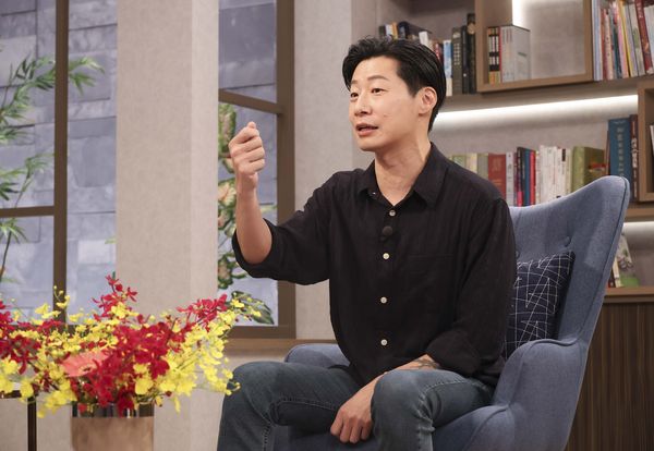 ▲▼林昶佐接受鄭弘儀訪問。（圖／三立提供）