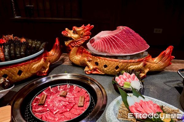 ▲金洹苑升級黑鮪魚吃到飽。（圖／金洹苑提供）