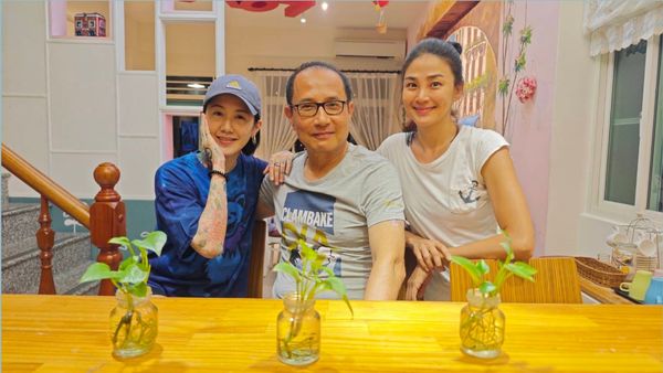 ▲《生命的麥田》艾偉、廖梨伶上《型男大主廚》宣傳。（圖／大愛電視提供）