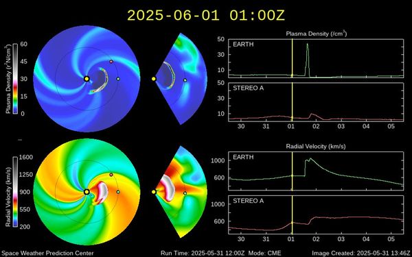 ▲▼中央氣象署發布太空天氣特報。（圖／中央氣象署）