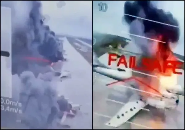 ▲▼烏無人機毀俄逾40架軍機。（圖／翻攝自X）