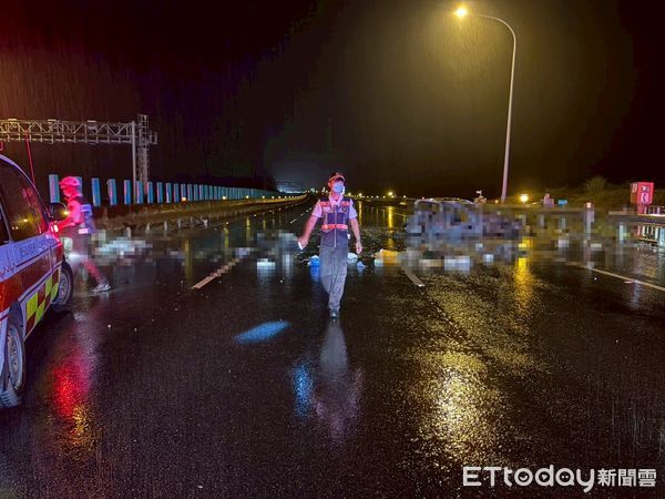 ▲▼25歲男國道3號自撞亡畫面曝光 。（圖／記者陳宏瑞翻攝）