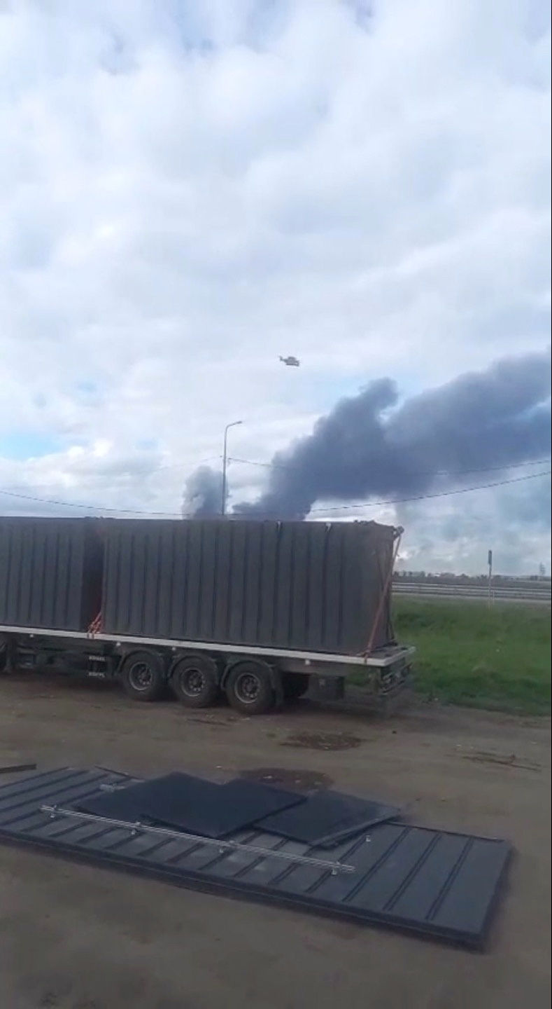 ▲▼ 烏克蘭一架無人機起飛。 。（圖／路透）